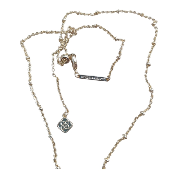 NWOB Kendra Scott Gold Necklace And Earring Pumpkin Set - Picture 5 of 10